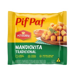 Mandiokita Tradicional 300g - Caixa C/ 10. Qualidade e Sabor Pif Paf Mandiokita Tradicional 300g - Caixa C/ 10. Qualidade e Sabor Pif Paf