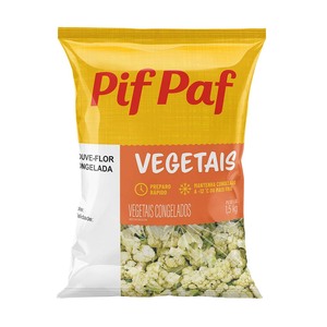 Couve-Flor Congelada 1,5kg - Caixa C/ 6. Qualidade e Sabor Pif Paf Couve-Flor Congelada 1,5kg - Caixa C/ 6. Qualidade e Sabor Pif Paf