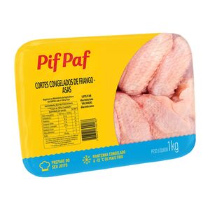 Asa de Frango Bandeja 1kg - caixa c/ 12kg. Qualidade e Sabor Pif Paf Asa de Frango Bandeja 1kg - caixa c/ 12kg. Qualidade e Sabor Pif Paf