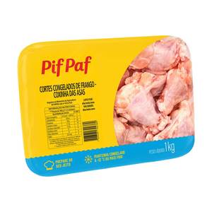 Coxinha da Asa de Frango Bandeja 1kg - caixa c/ 12kg. Qualidade e Sabor Pif Paf Coxinha da Asa de Frango Bandeja 1kg - caixa c/ 12kg. Qualidade e Sabor Pif Paf
