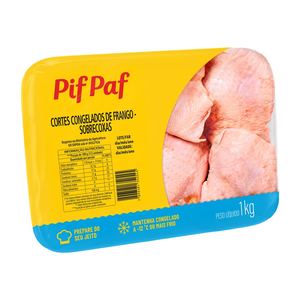 Sobrecoxa de Frango Bandeja 1kg - caixa c/ 12kg. Qualidade e Sabor Pif Paf Sobrecoxa de Frango Bandeja 1kg - caixa c/ 12kg. Qualidade e Sabor Pif Paf