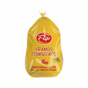 Frango Congelado C/ Miúdos Flip. Pacotes de Peso Variável - Caixa C/ 15kg. Qualidade e Sabor Pif Paf