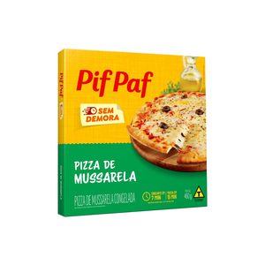 Pizza de Mussarela 460g - Caixa c/ 12. Qualidade e Sabor Pif Paf