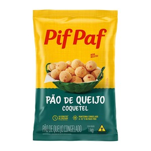 Pão de Queijo Coquetel 1kg - Caixa C/ 8. Qualidade e Sabor Pif Paf Pão de Queijo Coquetel 1kg - Caixa C/ 8. Qualidade e Sabor Pif Paf