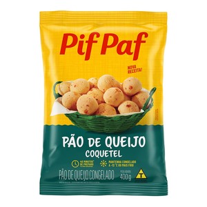 Pão de Queijo Coquetel 400g - Caixa c/ 20. Qualidade e Sabor Pif Paf Pão de Queijo Coquetel 400g - Caixa c/ 20. Qualidade e Sabor Pif Paf