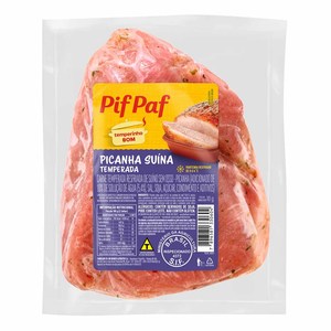 Picanha Suína Temperada Resfriada peso variável - caixa c/ 10kg. Qualidade e Sabor Pif Paf Alimentos