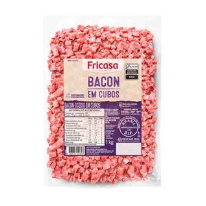 BACON EM CUBOS - FRICASA  BACON EM CUBOS - FRICASA