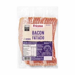 Bacon Fatiado Fricasa 1kg - Caixa C/ 6. Qualidade e Sabor Pif Paf Bacon Fatiado Fricasa 1kg - Caixa C/ 6. Qualidade e Sabor Pif Paf