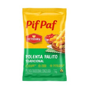 Polenta Palito Tradicional 1kg - Caixa C/ 10. Qualidade e Sabor Pif Paf Polenta Palito Tradicional 1kg - Caixa C/ 10. Qualidade e Sabor Pif Paf
