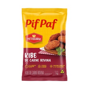 Kibe de Carne Bovina 1kg - Caixa C/ 6. Qualidade e Sabor Pif Paf