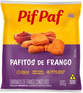 Pafitos De Frango Empanados 300g - Caixa C/ 10. Qualidade e Sabor Pif Paf Pafitos De Frango Empanados 300g - Caixa C/ 10. Qualidade e Sabor Pif Paf