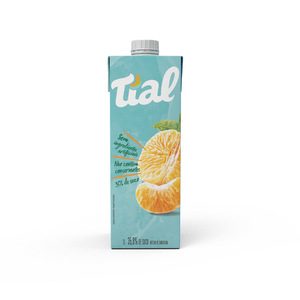 Néctar de Tangerina Tial 1L - Caixa C/ 12. Qualidade e Sabor Pif Paf