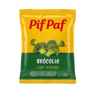 Brócolis Congelado 1,5kg - Caixa C/ 6. Qualidade e Sabor Pif Paf