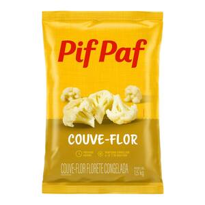 Couve-Flor Congelada 1,5kg - Caixa C/ 6. Qualidade e Sabor Pif Paf