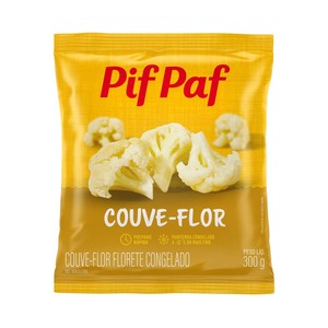 Couve-Flor Congelada 300g - Caixa C/ 12. Qualidade e Sabor Pif Paf