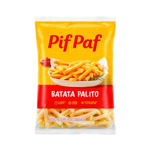 Batata Palito 400g - Caixa C/ 25. Qualidade e Sabor Pif Paf Batata Palito 400g - Caixa C/ 25. Qualidade e Sabor Pif Paf