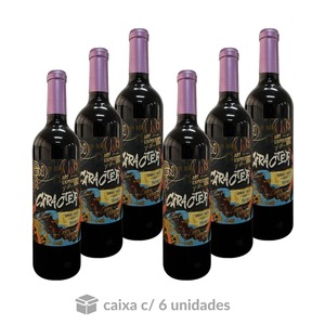 Vinho Tinto Caracter Blend 750ml - Caixa C/6 Vinho Tinto Caracter Blend 750ml - Caixa C/6