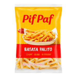 Batata Palito 1,05kg - Caixa C/ 10. Qualidade e Sabor Pif Paf Batata Palito 1,05kg - Caixa C/ 10. Qualidade e Sabor Pif Paf