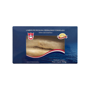 Lombo de Bacalhau Dessalgado Bacalanor 500g - Caixa C/ 20. Qualidade e Sabor Pif Paf Lombo de Bacalhau Dessalgado Bacalanor 500g - Caixa C/ 20. Qualidade e Sabor Pif Paf