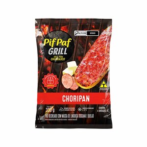 Choripan Pif Paf 330g - Caixa C/ 12. Qualidade e Sabor Pif Paf Choripan Pif Paf 330g - Caixa C/ 12. Qualidade e Sabor Pif Paf