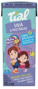Suco Misto de Uva e Pera 100% Tial Kids 200ML - Caixa C/ 24. Qualidade e Sabor Pif Pa Suco Misto de Uva e Pera 100% Tial Kids 200ML - Caixa C/ 24. Qualidade e Sabor Pif Pa