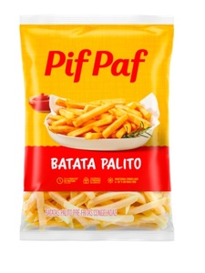 Batata Palito C/ Cúrcuma 1,5kg - Caixa C/ 8. Qualidade e Sabor Pif Paf Batata Palito C/ Cúrcuma 1,5kg - Caixa C/ 8. Qualidade e Sabor Pif Paf