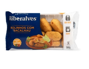 Bolinhos de Bacalhau Riberalves 300g - Caixa C/ 12. Qualidade e Sabor Pif Paf Bolinhos de Bacalhau Riberalves 300g - Caixa C/ 12. Qualidade e Sabor Pif Paf