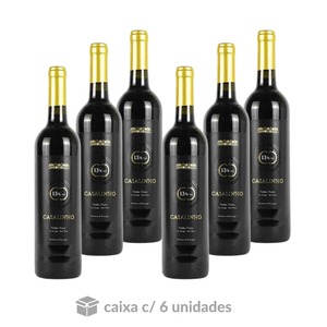 Vinho Tinto Português Casalinho 750ml - Caixa C/6 Vinho Tinto Português Casalinho 750ml - Caixa C/6