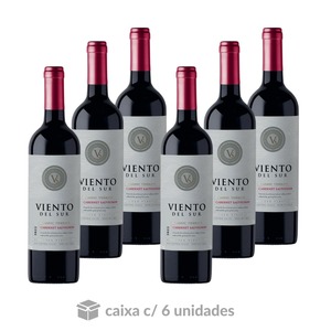 Vinho Tinto Viento Del Sul Cabernet Sauvignon 750ml - Caixa C/6 Vinho Tinto Viento Del Sul Cabernet Sauvignon 750ml - Caixa C/6